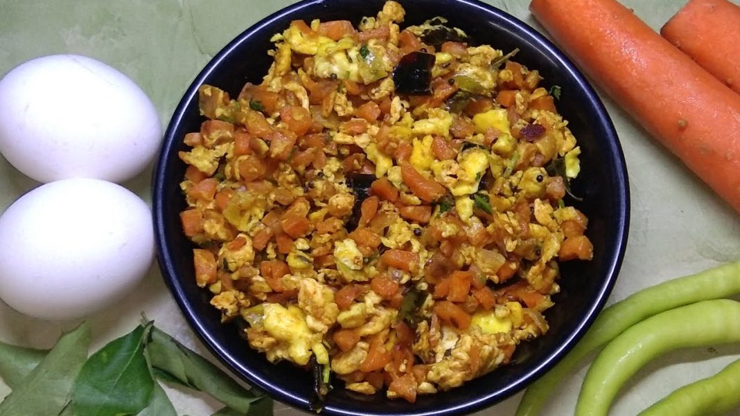Carrot Egg Bhurji