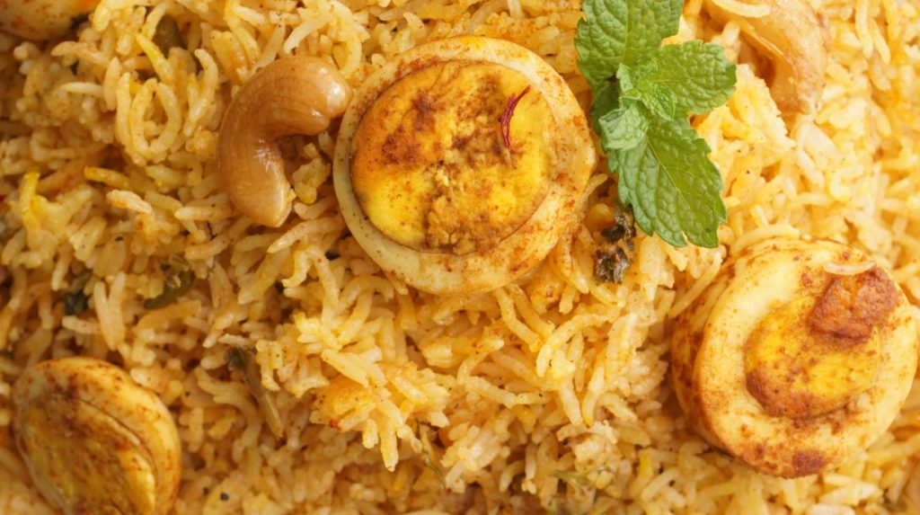 egg biryani recipe