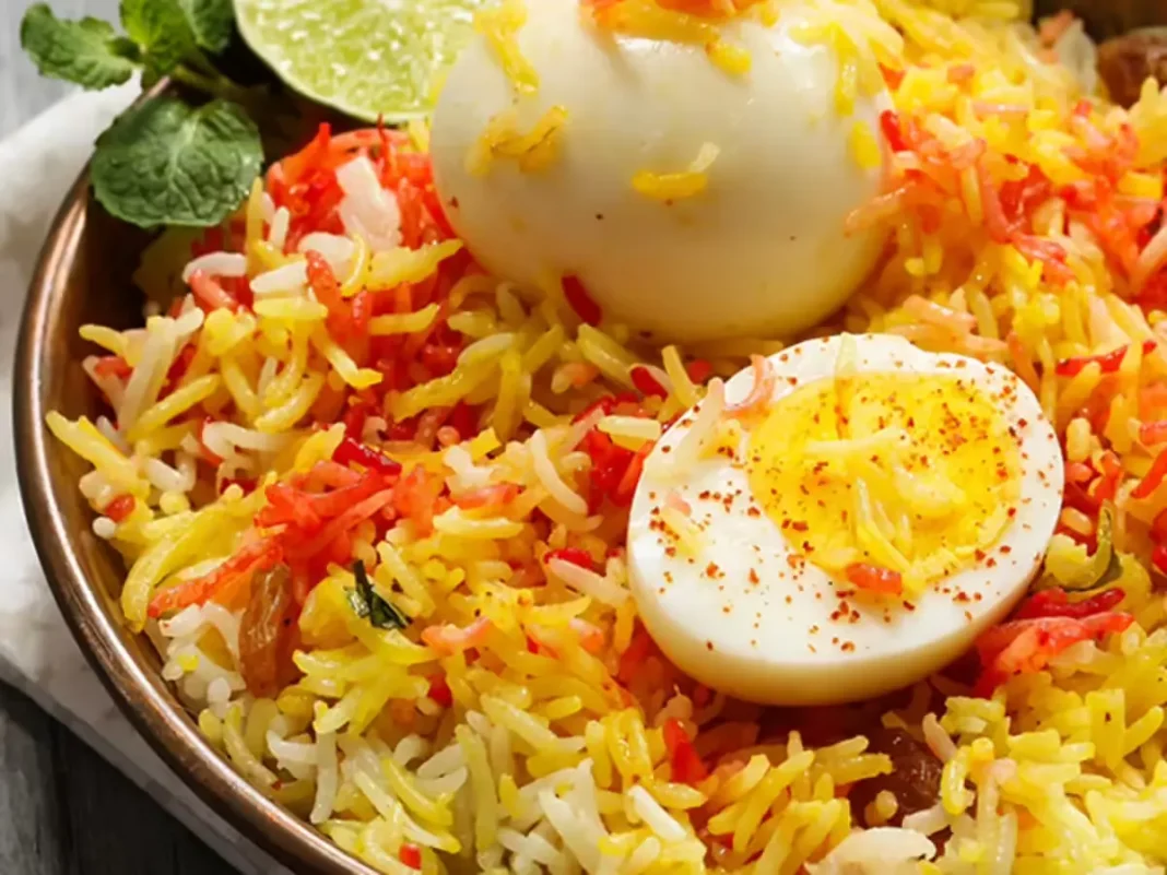 egg biryani recipe